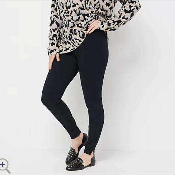 Nwot Spanx Ponte split Hem legging pant - Picture 1 of 9